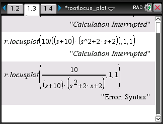 how to plot nyquist in ti-nspire cas